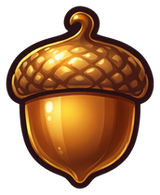 Acorn charm
