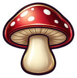 Mushroom charm