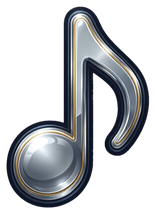Music note charm