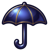Umbrella charm