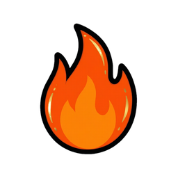 Flame symbol